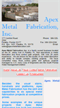 Mobile Screenshot of apexmetalfabrication.com